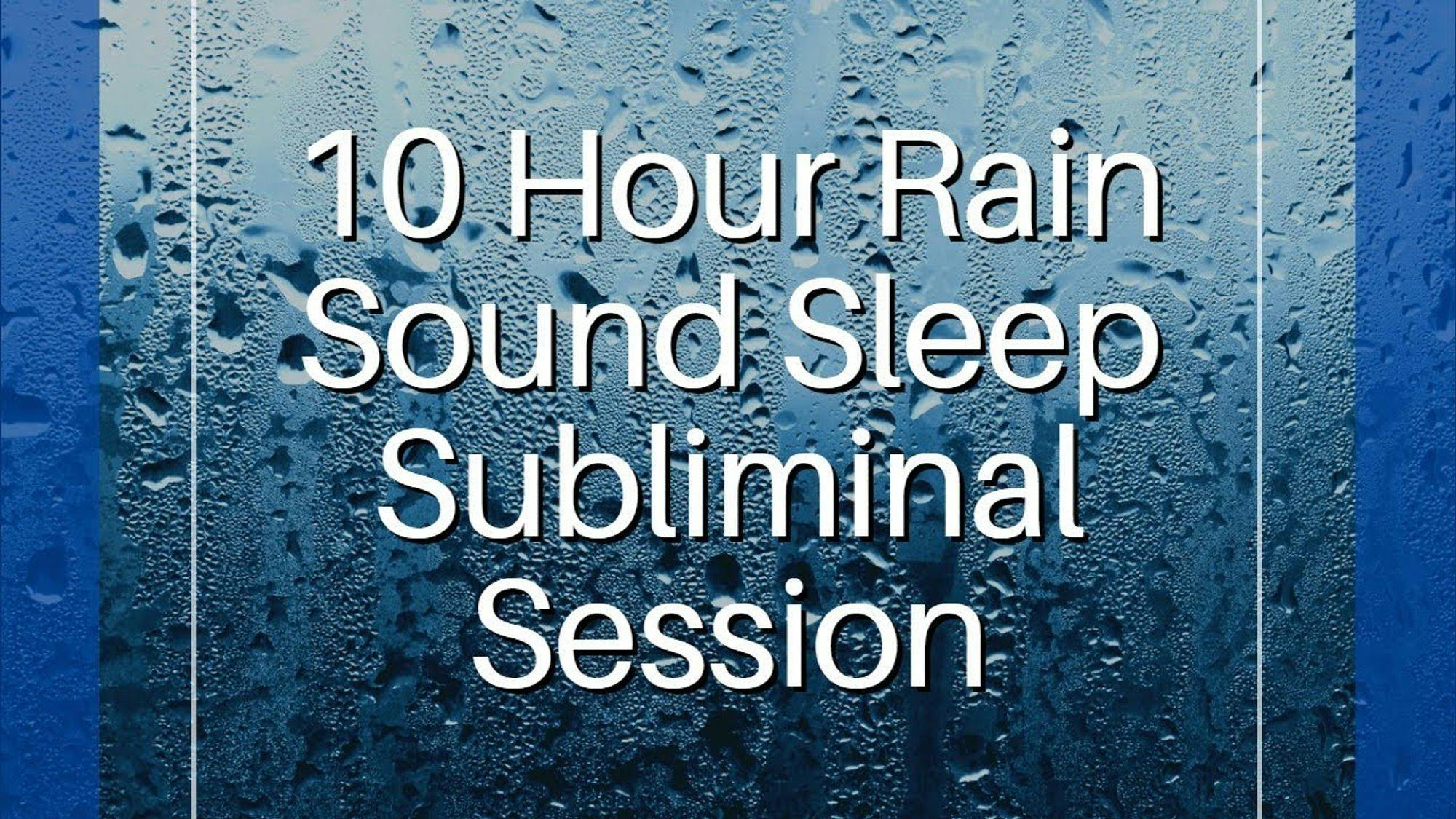Motivation to Get Things Done - (10 Hour) Rain Sound - Sleep Subliminal - By Minds in Unison